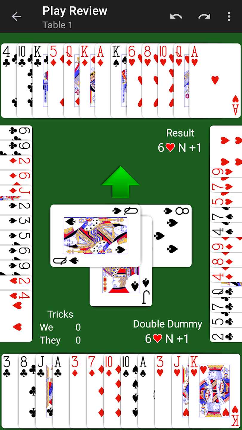 A peek inside one of NeuralPlay's apps: Bridge, featuring customizable rules for card players familiar with different variations of the game